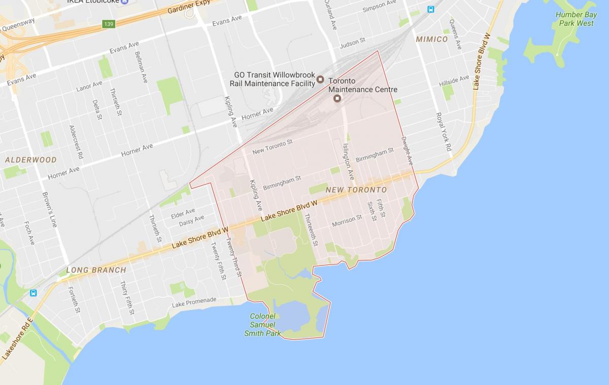 Peta Baru di Toronto kejiranan Toronto