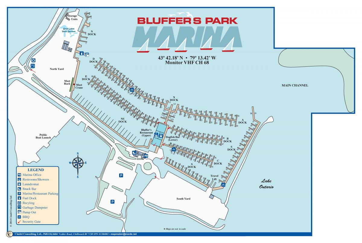 Peta Bluffer Taman Marina