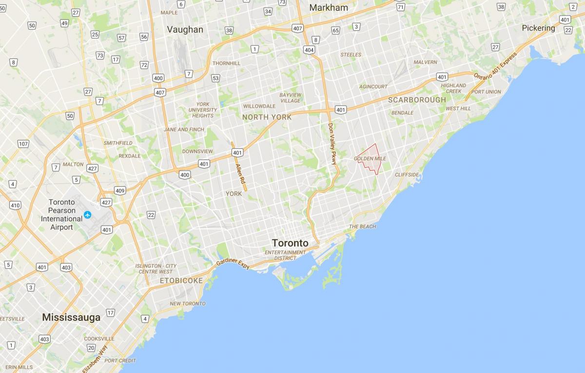 Peta Emas Batu daerah Toronto