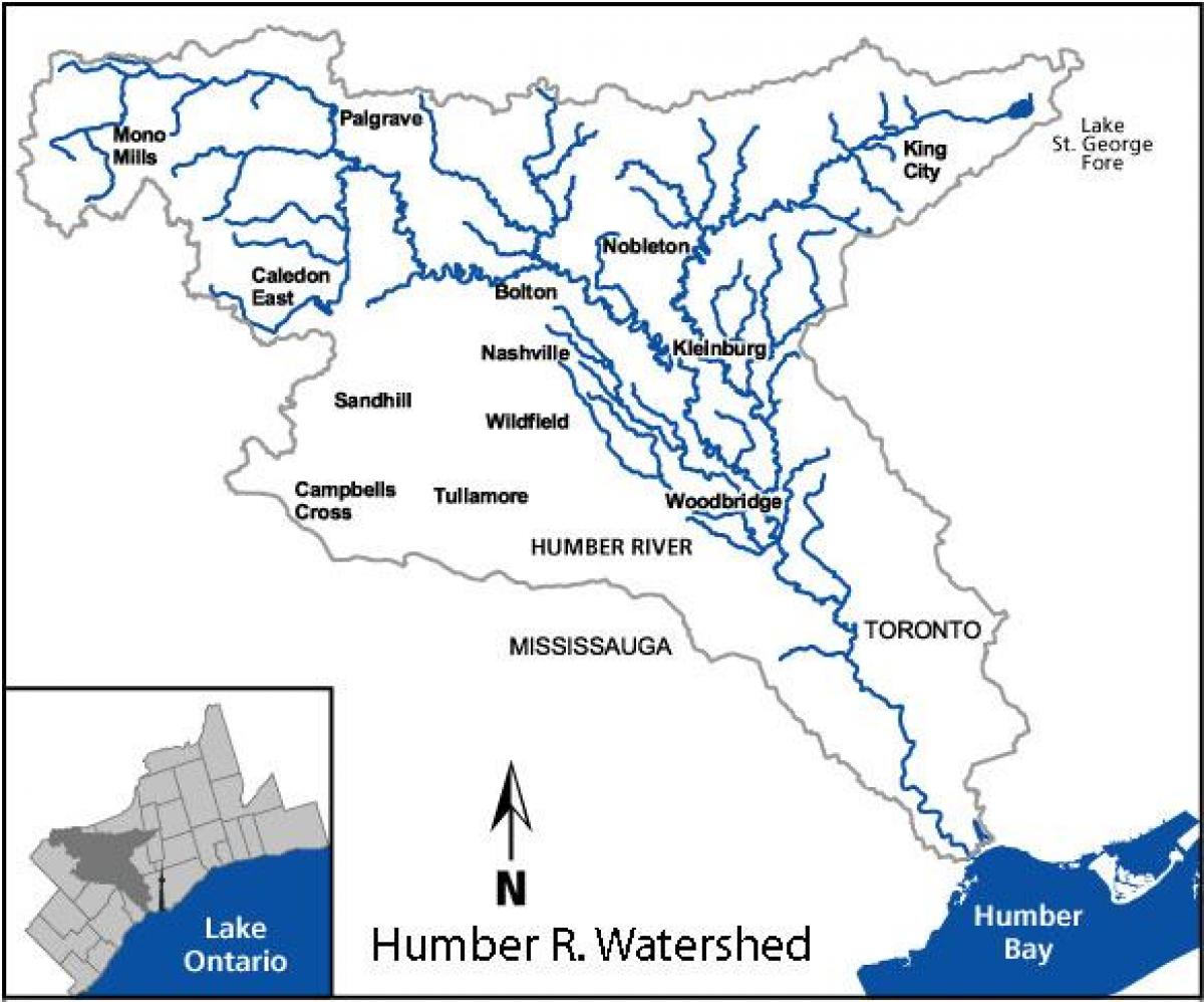Peta Humber sungai
