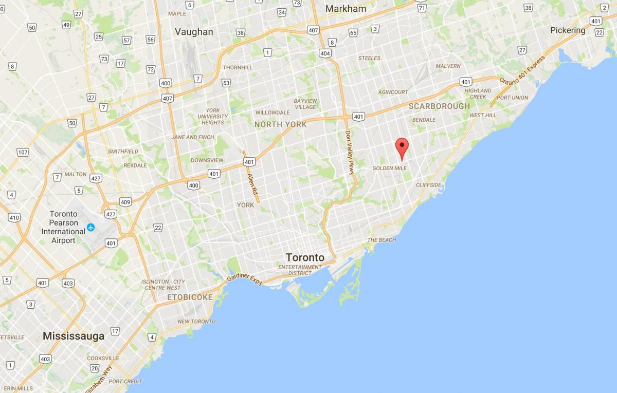 Peta Ionview daerah Toronto