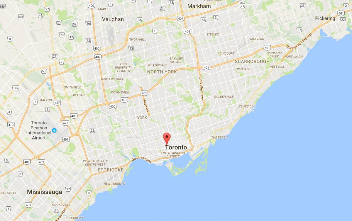 Peta Kensington Pasaran daerah Toronto