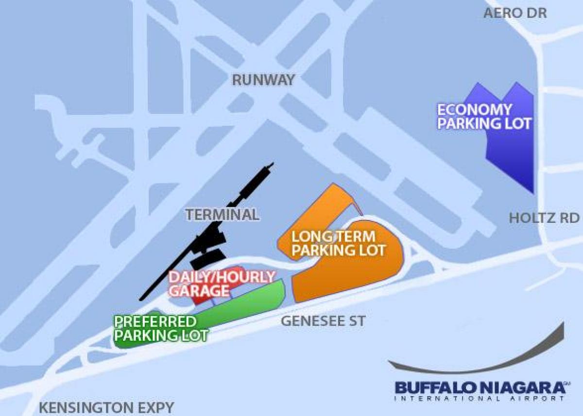 Peta Kerbau Niagara parkir bandara