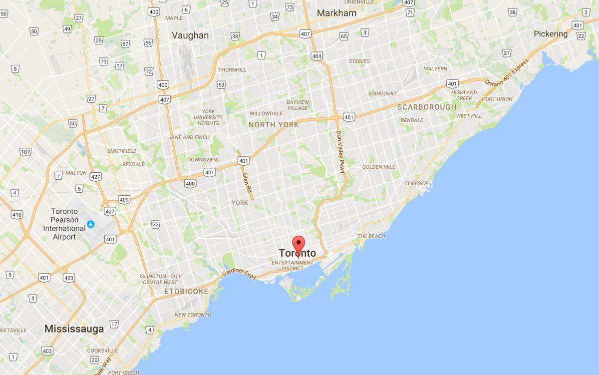 Peta Kewangan Daerah daerah Toronto