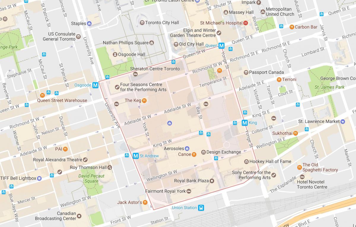 Peta Kewangan Daerah kejiranan Toronto