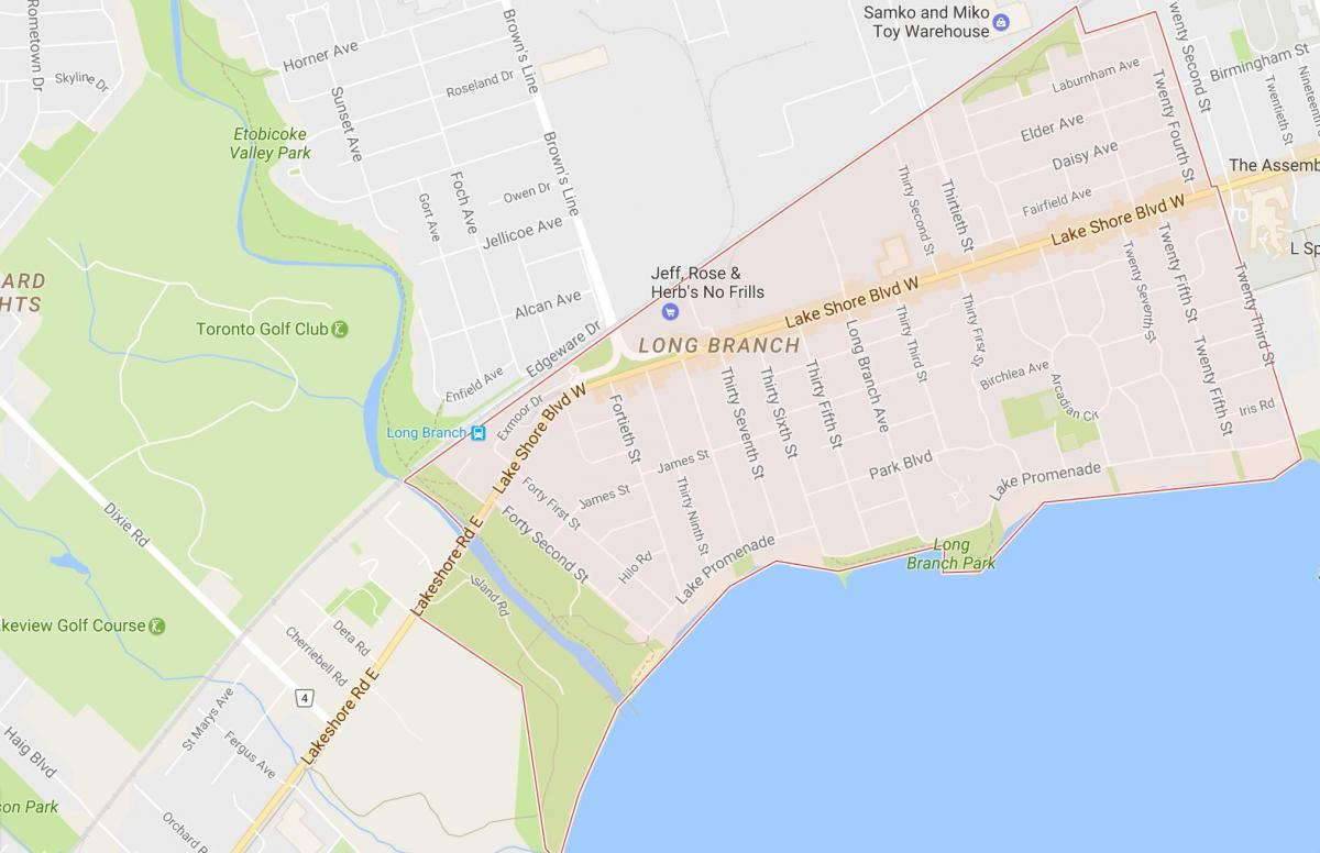 Peta Lama Cawangan kejiranan Toronto