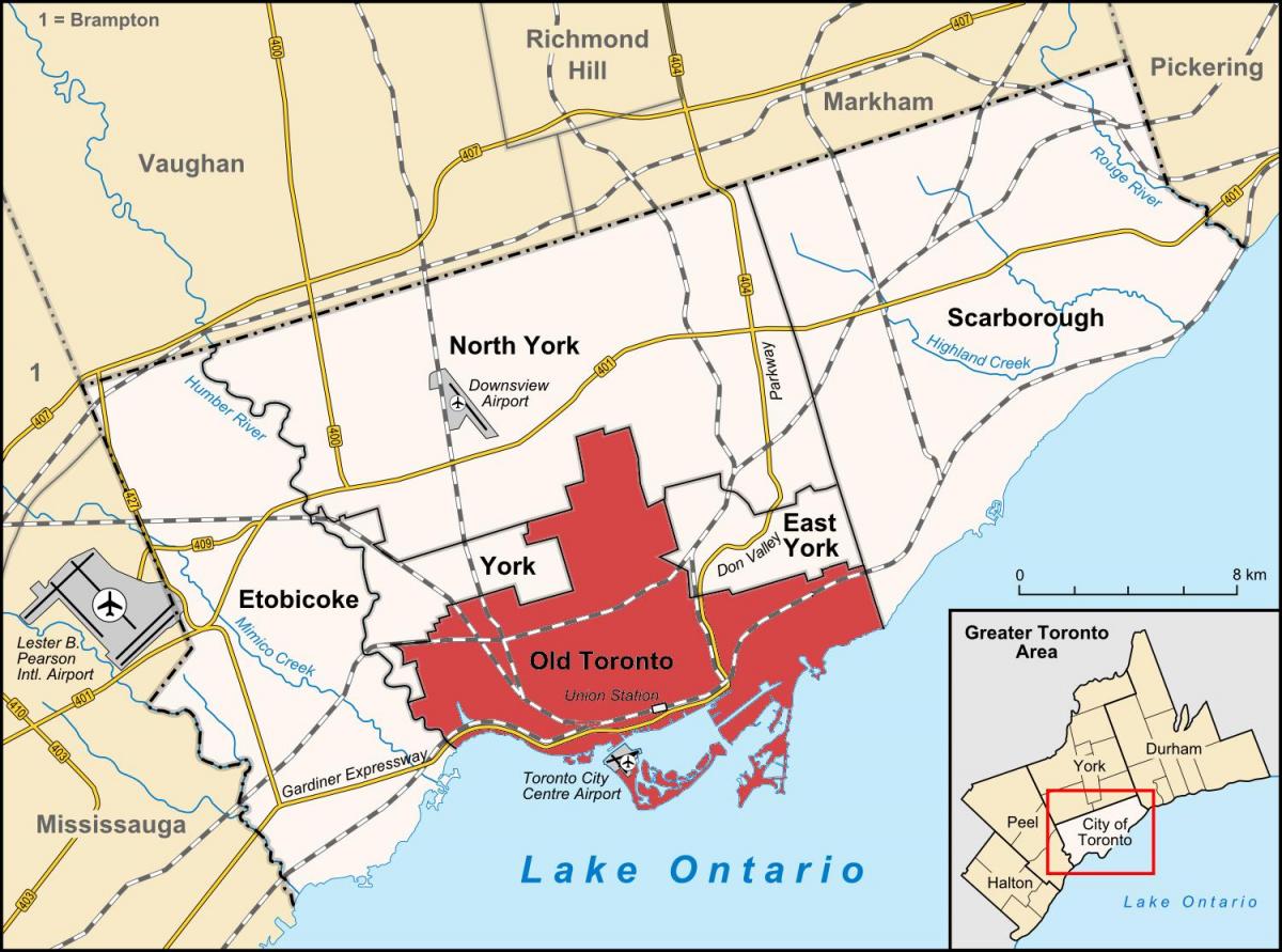 Peta Lama Toronto