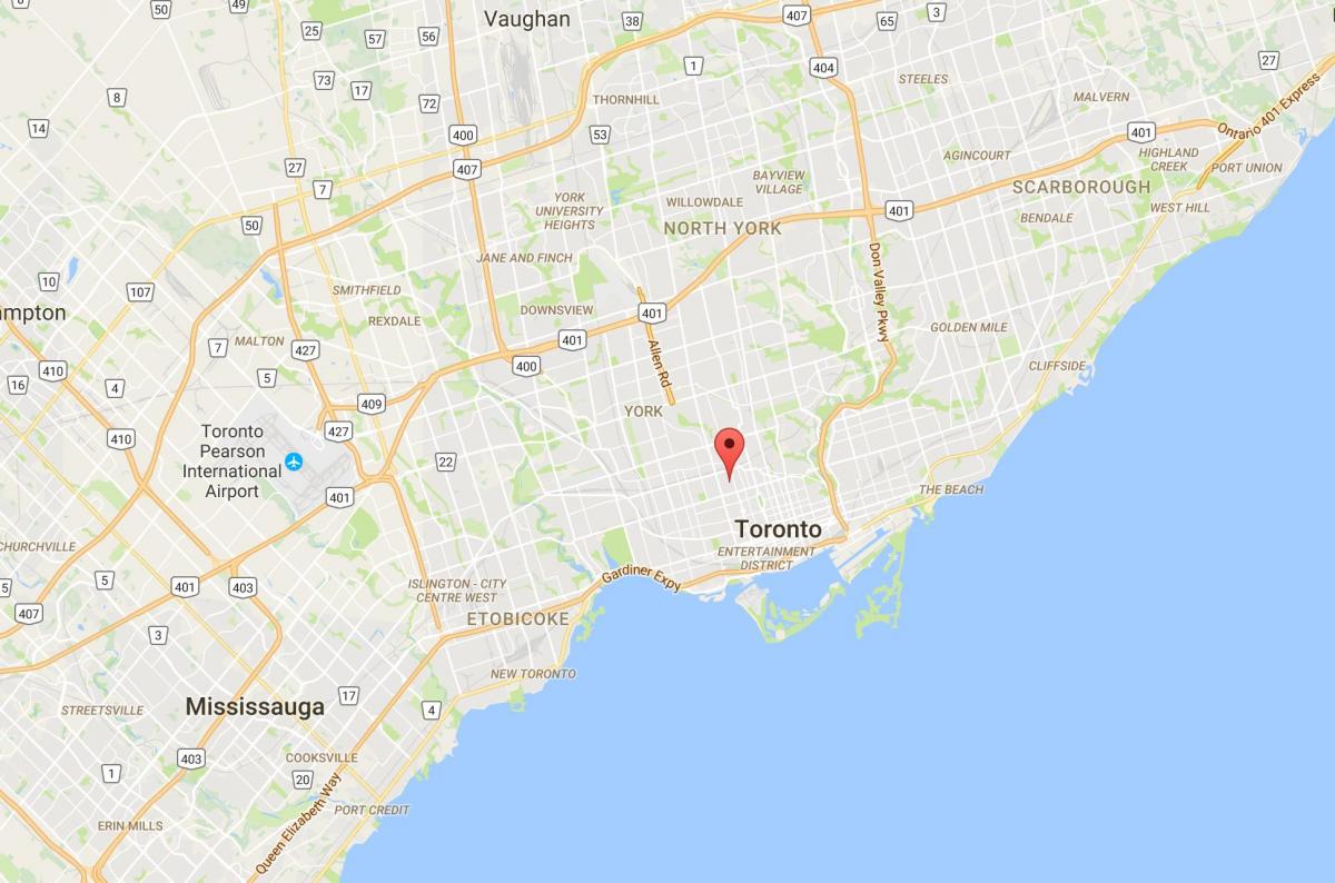 Peta Lampiran daerah Toronto