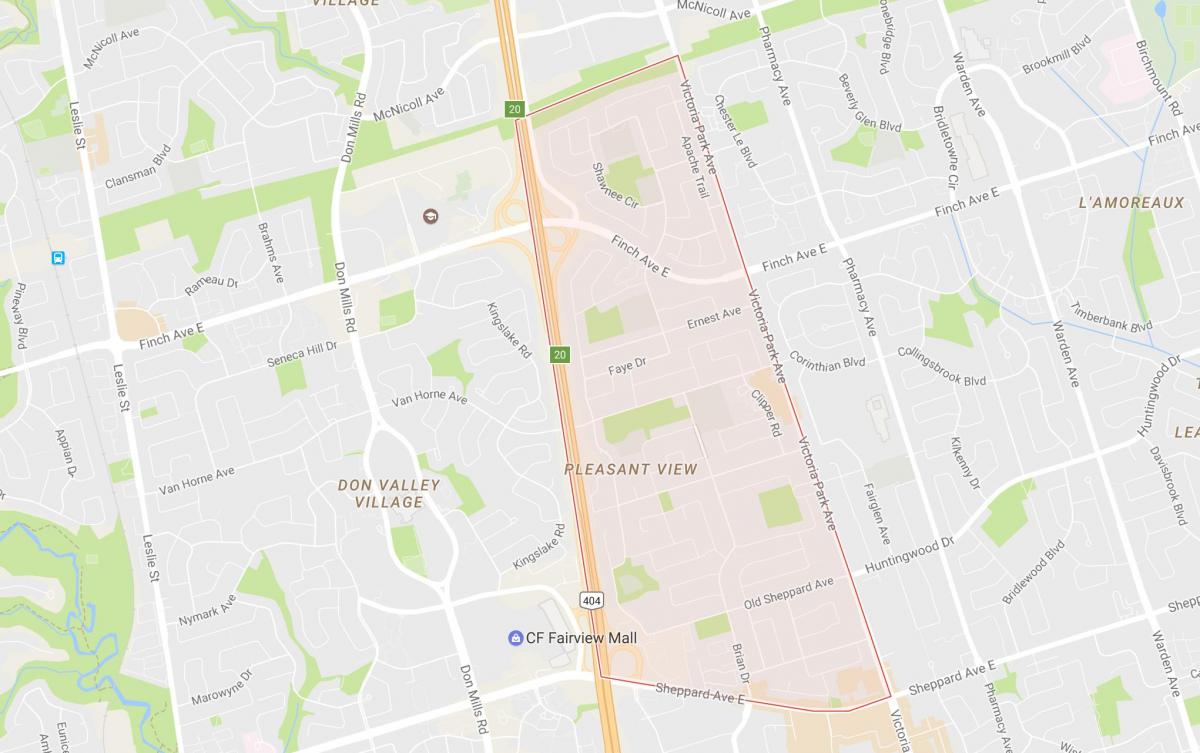 Peta Menyenangkan Melihat kejiranan Toronto