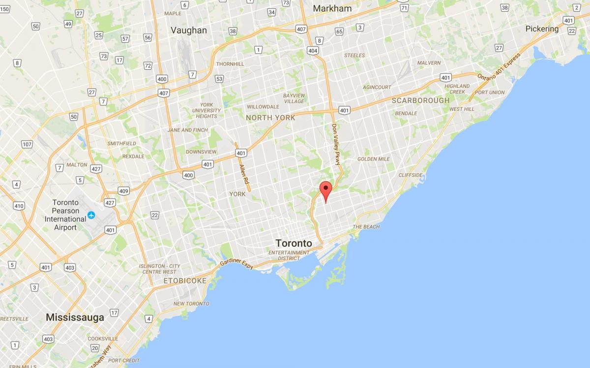 Peta Pape Kampung daerah Toronto