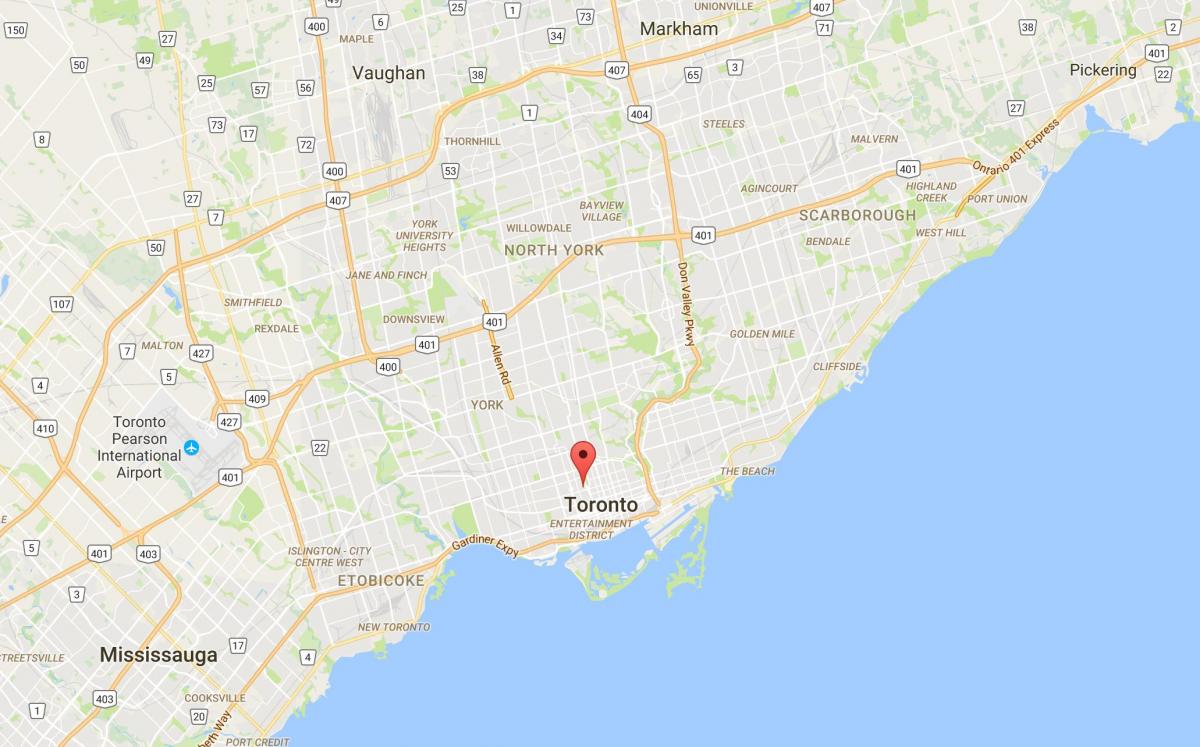 Peta Penemuan Daerah daerah Toronto