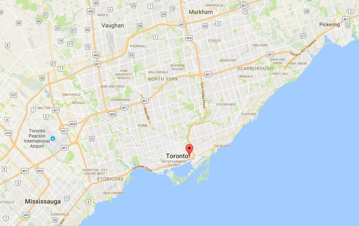 Peta Penyulingan Daerah daerah Toronto