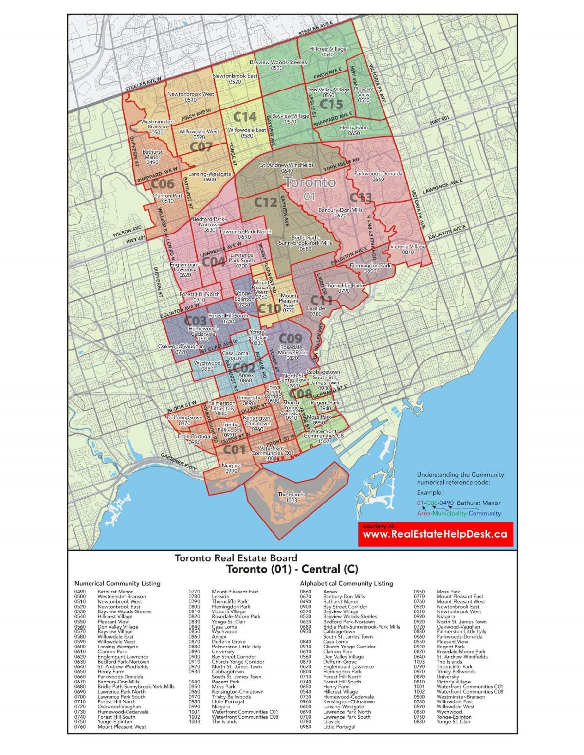 Peta Pusat Toronto