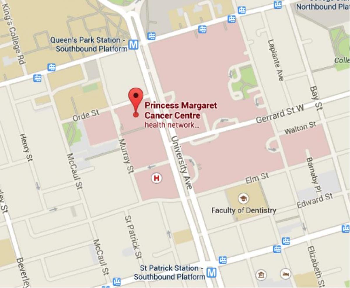 Peta Puteri Margaret Kanser Pusat Toronto