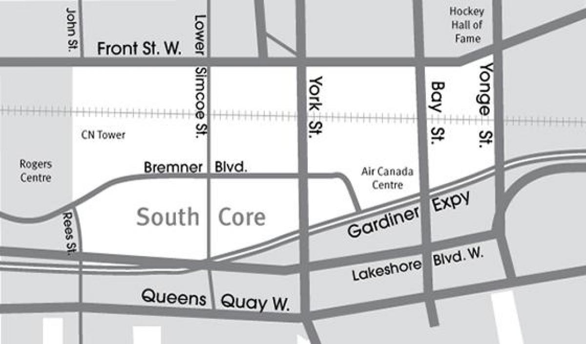 Peta Selatan Teras Toronto