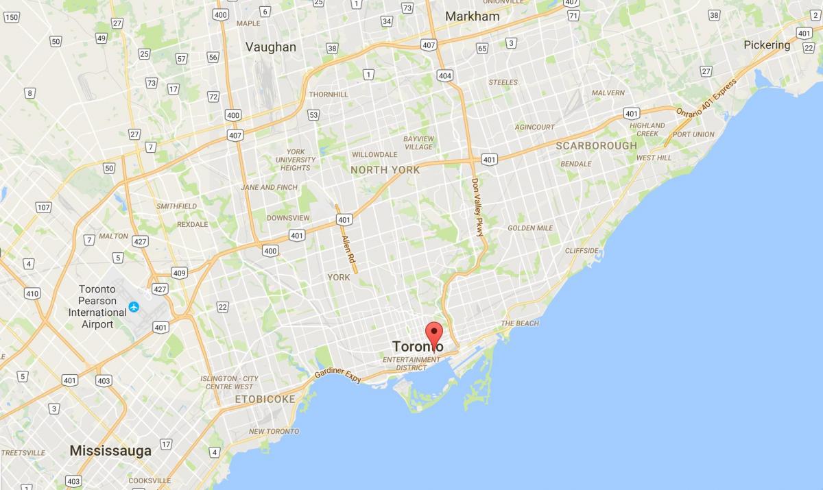 Peta St Lawrence daerah Toronto