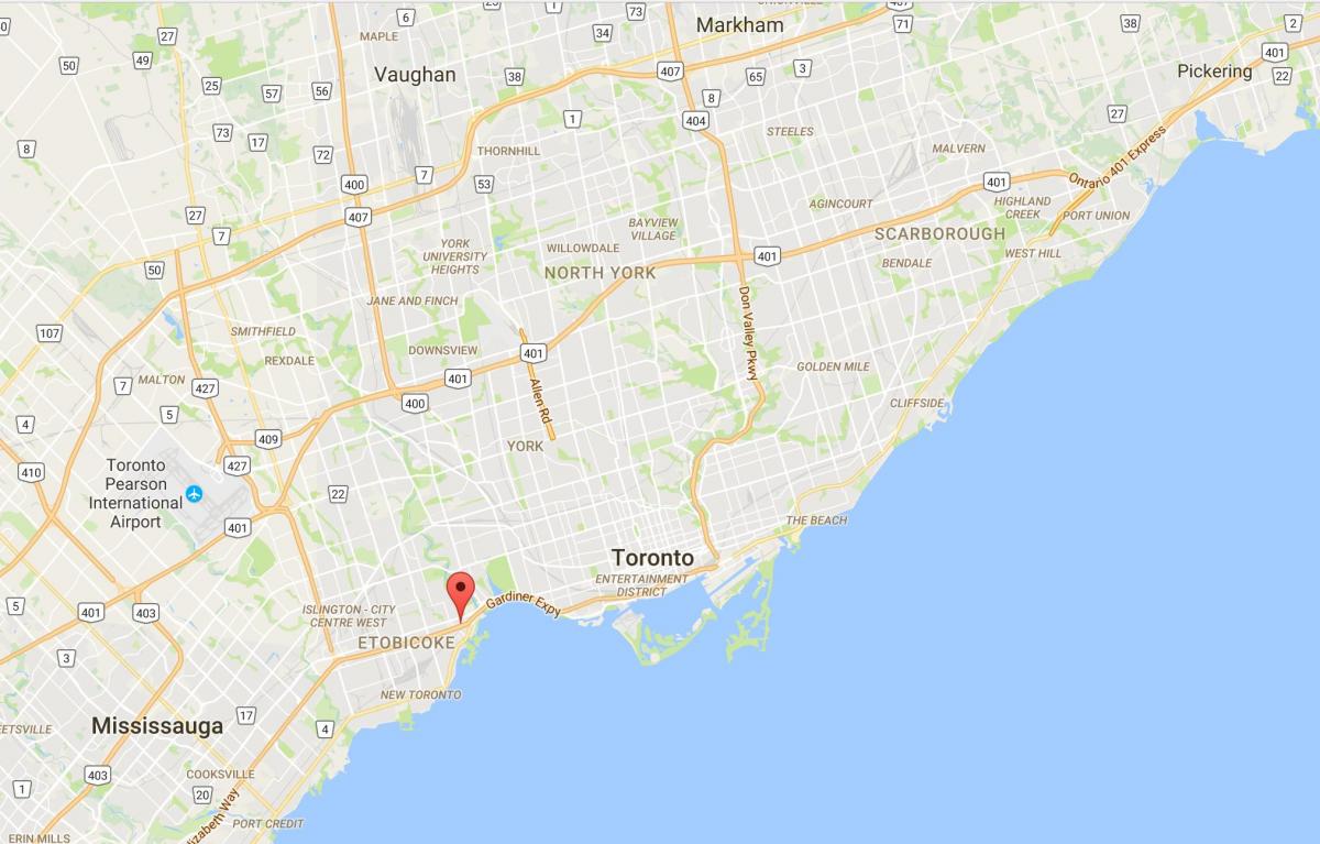 Peta Stonegate-Termasuk! daerah Toronto