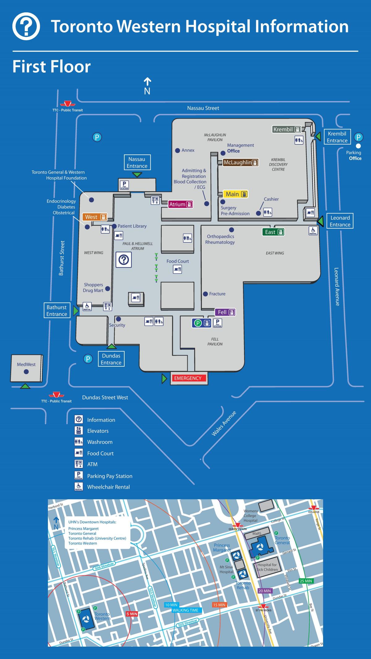 Peta Toronto Barat Hospital
