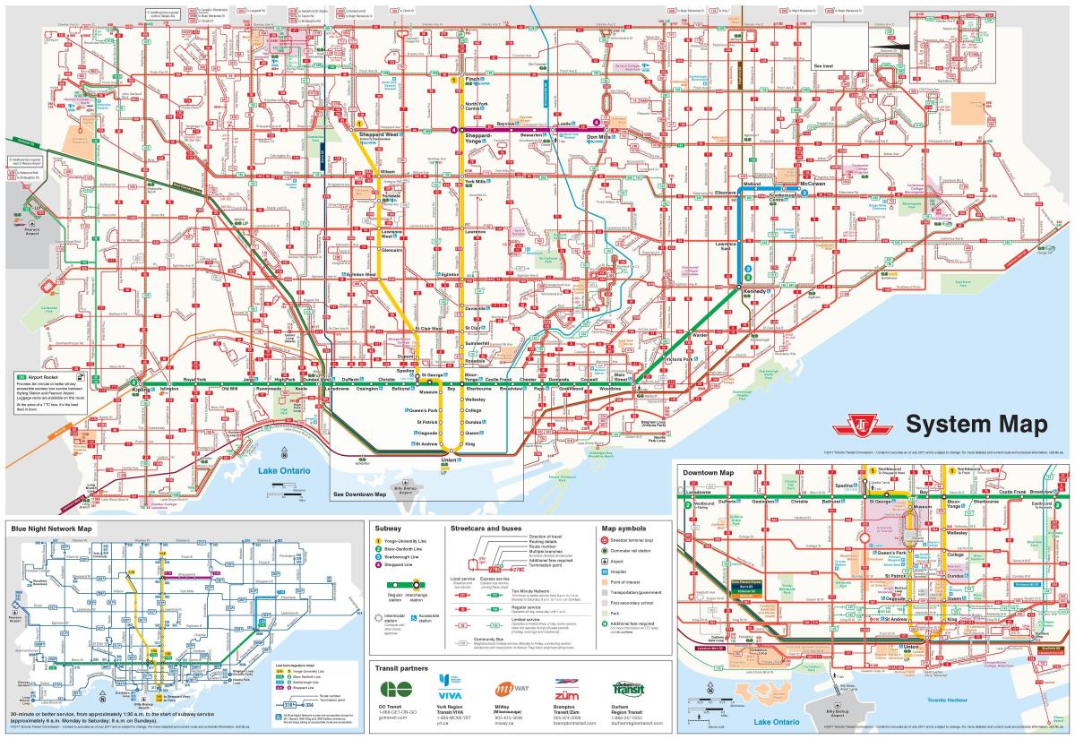 Peta Toronto bas
