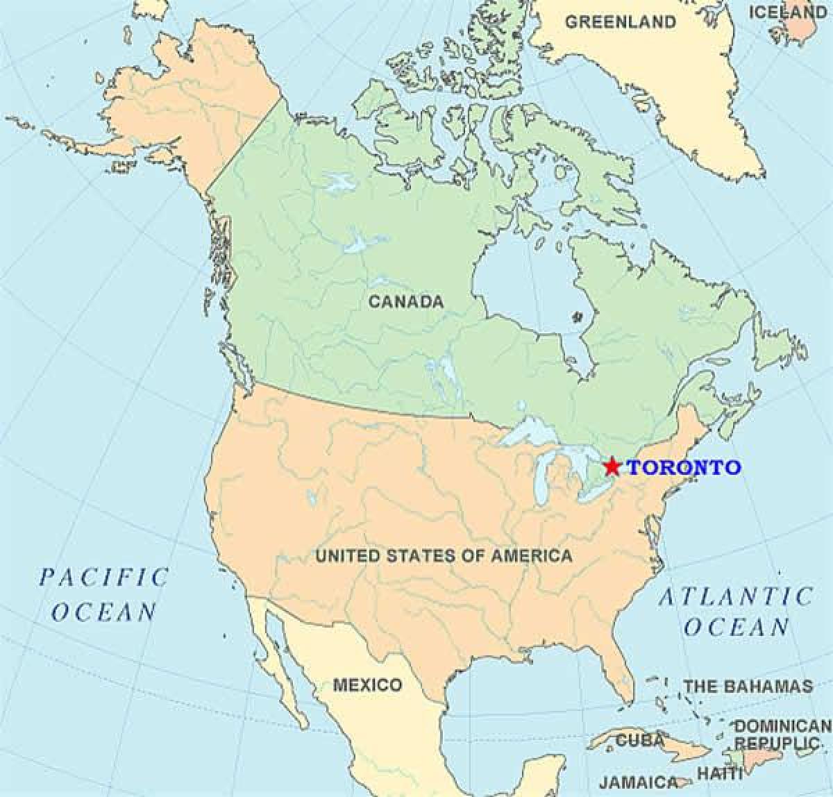 Peta Toronto pada amerika syarikat