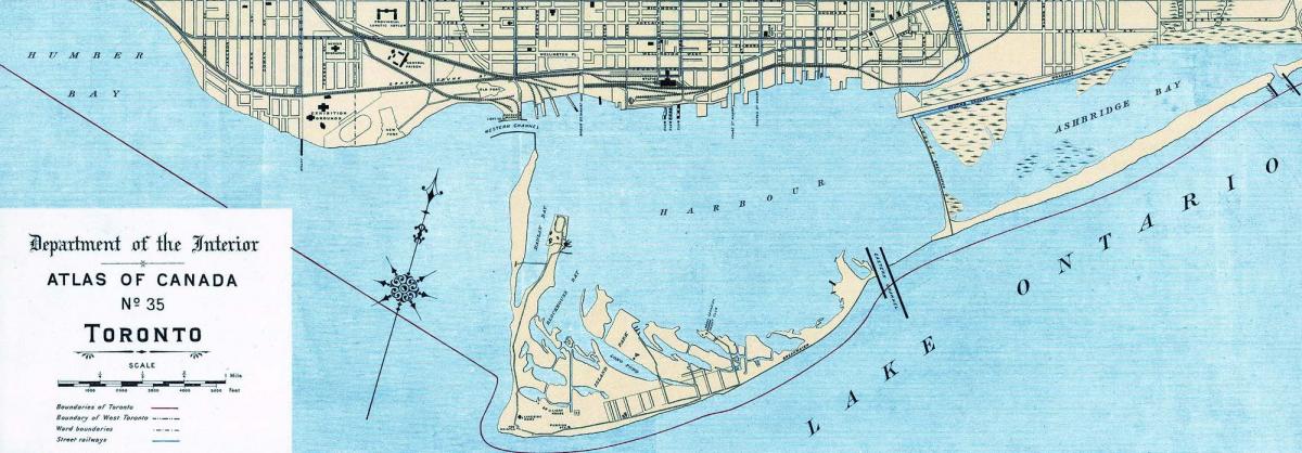 Peta Toronto Pelabuhan tahun 1906
