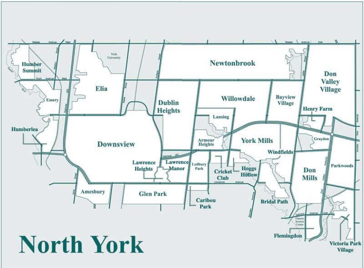 Peta Utara York