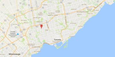 Peta Amesbury daerah Toronto