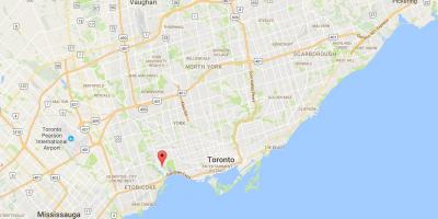Peta Balai daerah Toronto