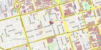 Peta Baldwin Kampung Toronto