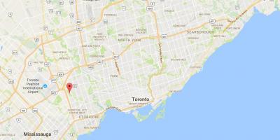 Peta Barat Deane Park daerah Toronto