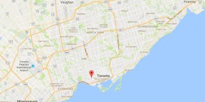 Peta Beaconsfield Kampung daerah Toronto