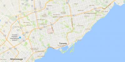 Peta Briar Bukit–Lihat daerah Toronto