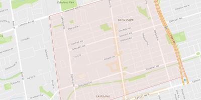 Peta Briar Bukit–Lihat kejiranan Toronto