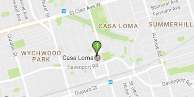 Peta Casa Loma Toronto