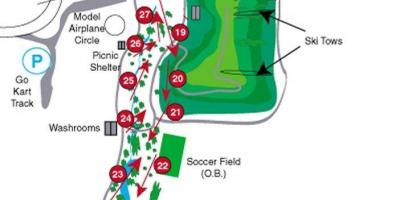 Peta Taman Centennial kursus golf Toronto