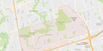 Peta Downsview kejiranan Toronto