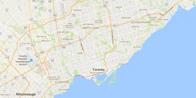 Peta Eringate daerah Toronto