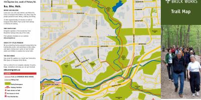 Peta Evergreen Brickworks Toronto jejak