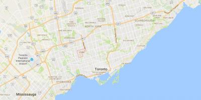 Peta Fairbank daerah Toronto