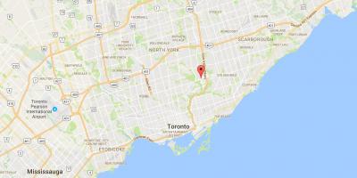Peta Flemingdon Park daerah Toronto