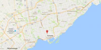 Peta Harbord Kampung daerah Toronto