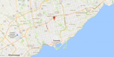 Peta Hoggs Berongga daerah Toronto