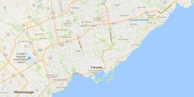 Peta Kacang daerah Toronto