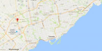Peta Kejiranan daerah Toronto