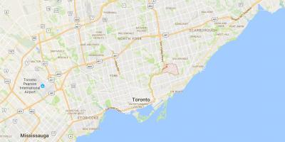 Peta Kekang Jalan daerah Toronto