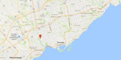 Peta Lambton daerah Toronto