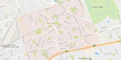 Peta Malvern kejiranan Toronto