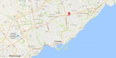 Peta Maryvale daerah Toronto