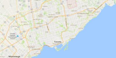 Peta Milliken daerah Toronto