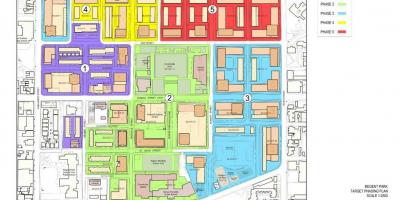 Peta pelan Pemulihan Park Regent Toronto